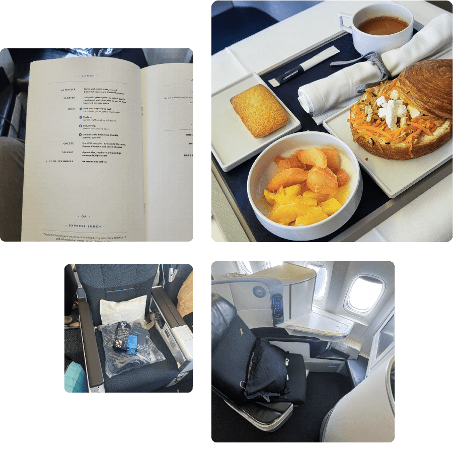 Mahlzeiten im Flugzeug