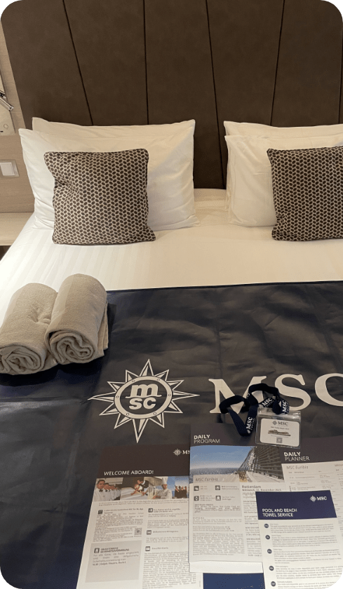 Boston 2 Bett KabineMSC Euribia Kreuzfahrt