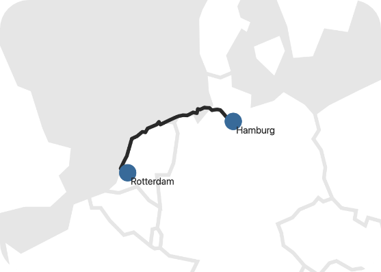 Route Hamburg Rotterdam MSC Euribia Kreuzfahrt.png